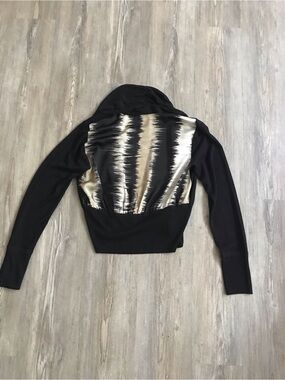 Kenneth Cole mix fabric cardigan